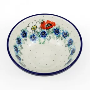 Miska ceramiczna 058 h-7,5cm <br> 2511X Polskie kwiaty